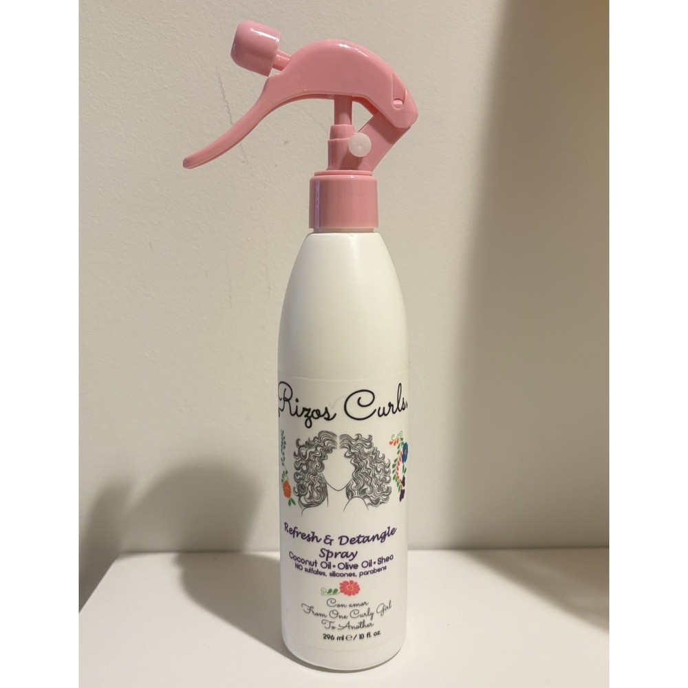 Rizos Curls Refresh & Detangle Spray 10 fl oz - Imperfect Container